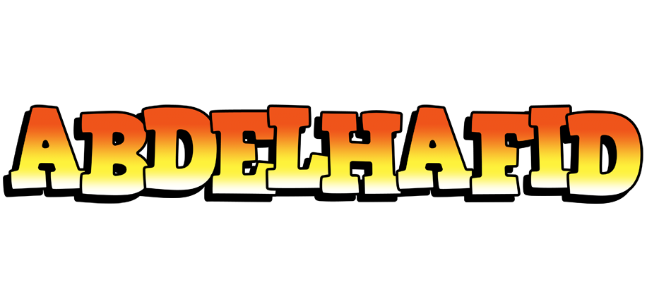Abdelhafid sunset logo