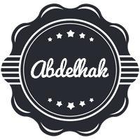 Abdelhak badge logo