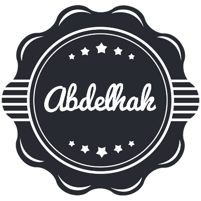 Abdelhak badge logo