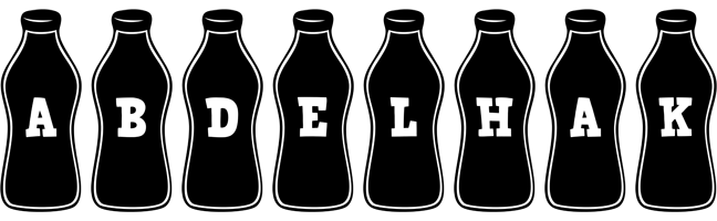 Abdelhak bottle logo