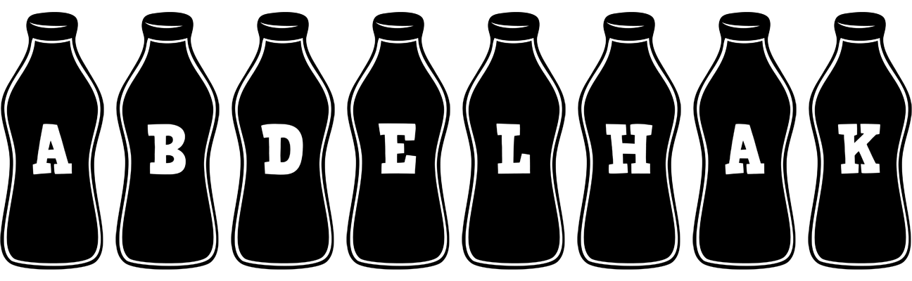 Abdelhak bottle logo