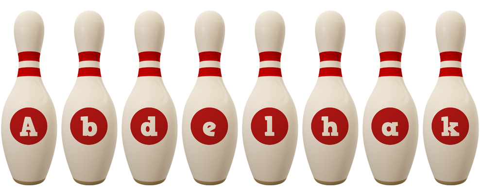 Abdelhak bowling-pin logo