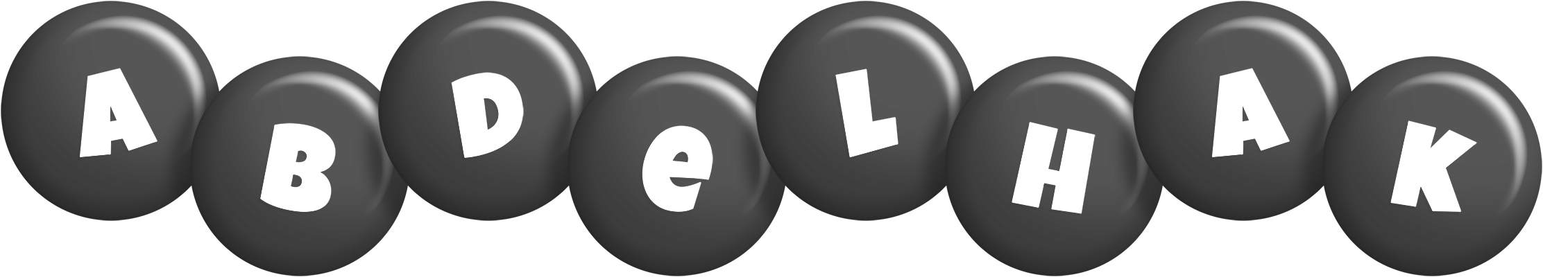 Abdelhak candy-black logo