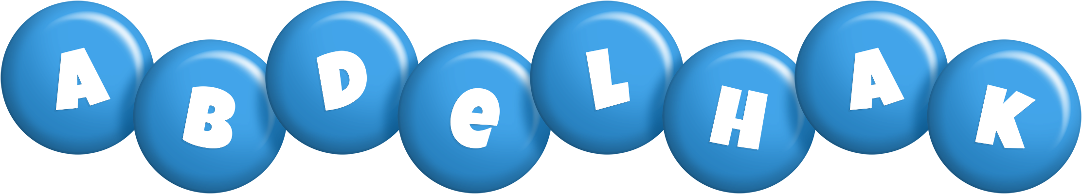 Abdelhak candy-blue logo