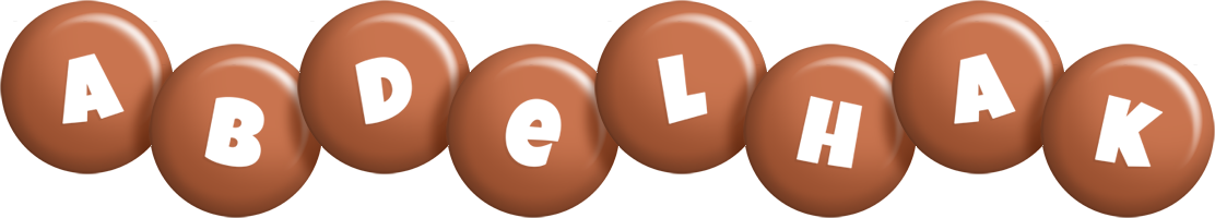 Abdelhak candy-brown logo