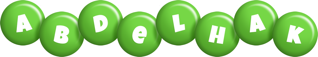 Abdelhak candy-green logo