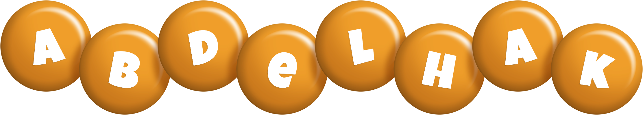 Abdelhak candy-orange logo