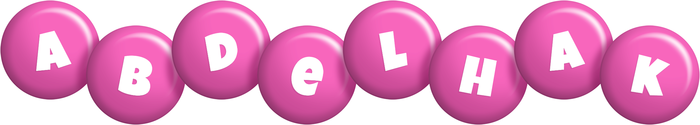 Abdelhak candy-pink logo