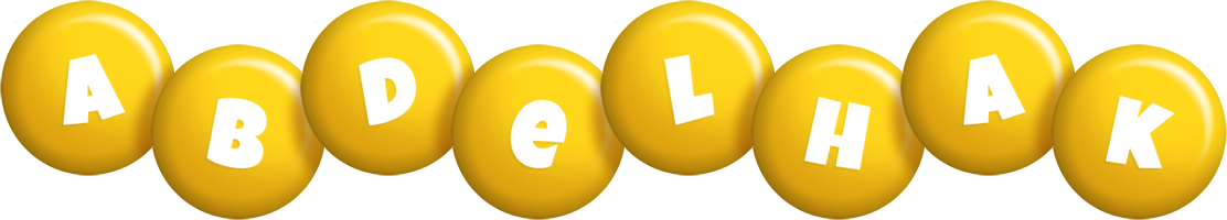 Abdelhak candy-yellow logo