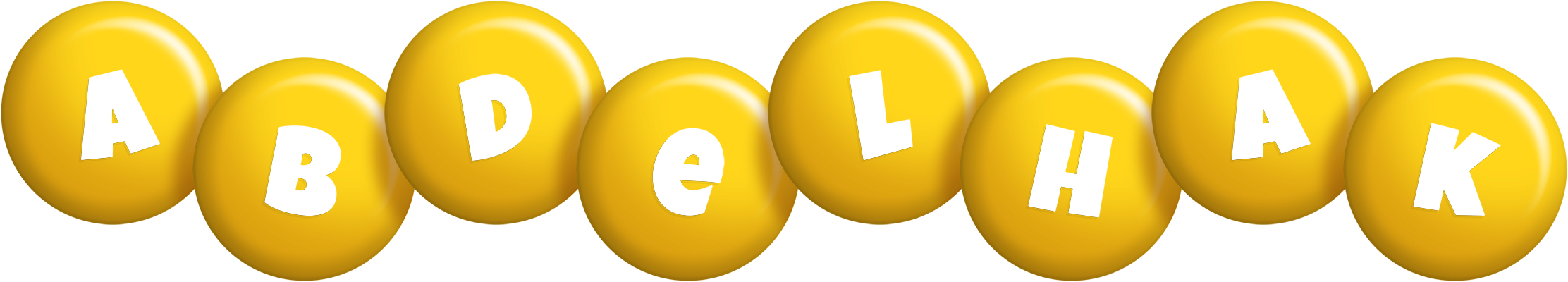 Abdelhak candy-yellow logo