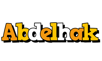 Abdelhak cartoon logo