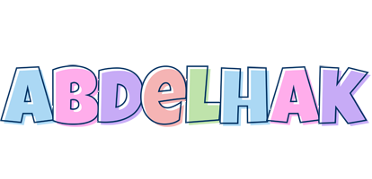 Abdelhak pastel logo