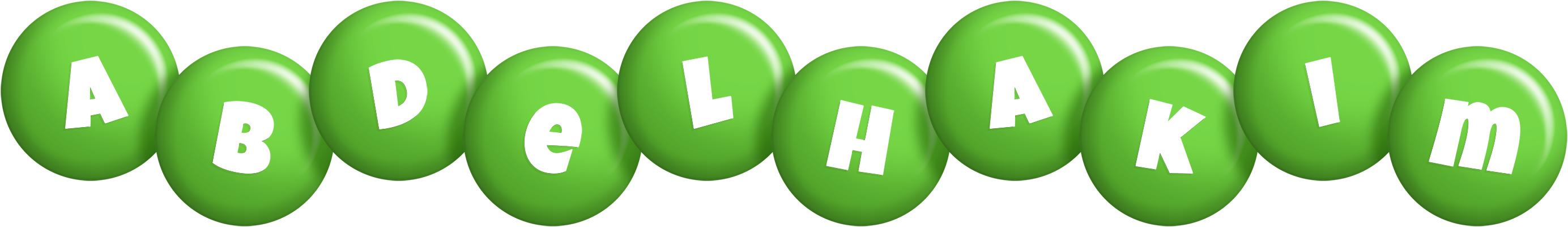 Abdelhakim candy-green logo
