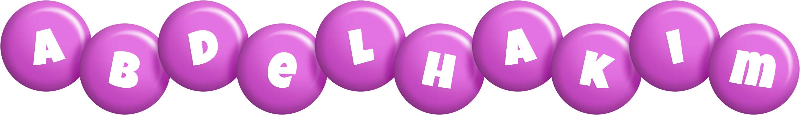 Abdelhakim candy-purple logo