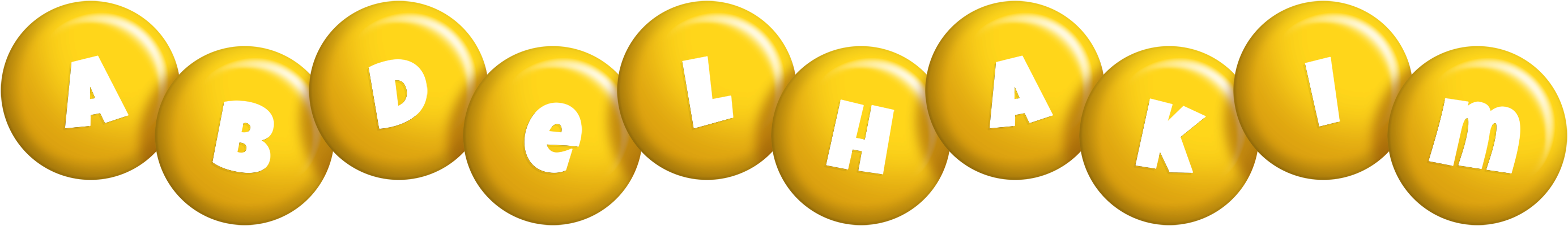 Abdelhakim candy-yellow logo