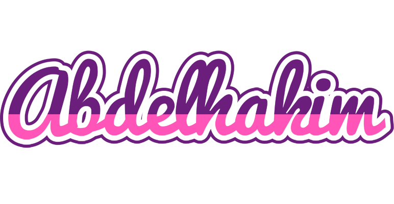 Abdelhakim cheerful logo