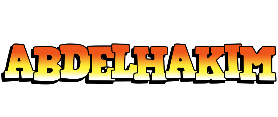 Abdelhakim sunset logo