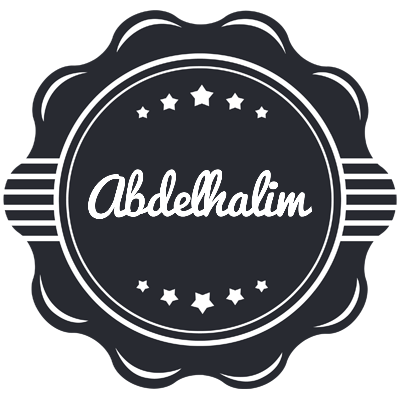 Abdelhalim badge logo