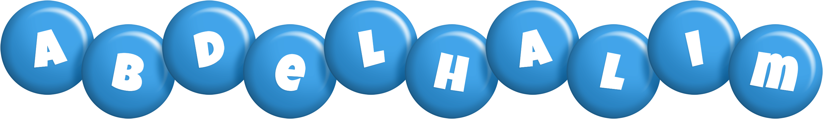 Abdelhalim candy-blue logo