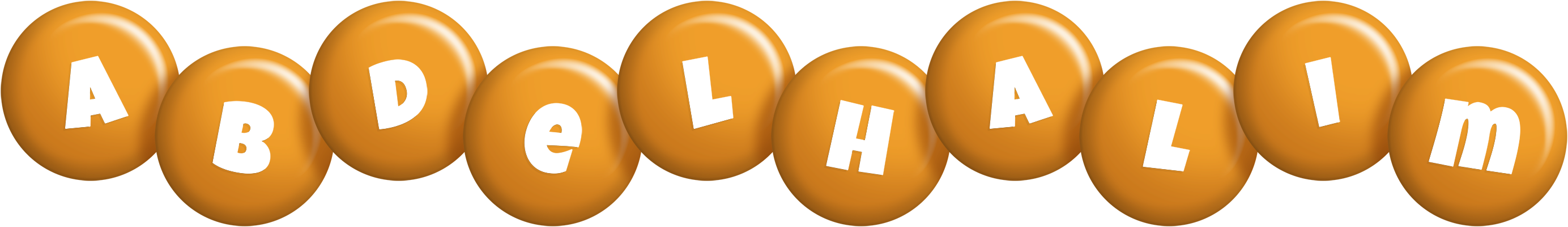 Abdelhalim candy-orange logo