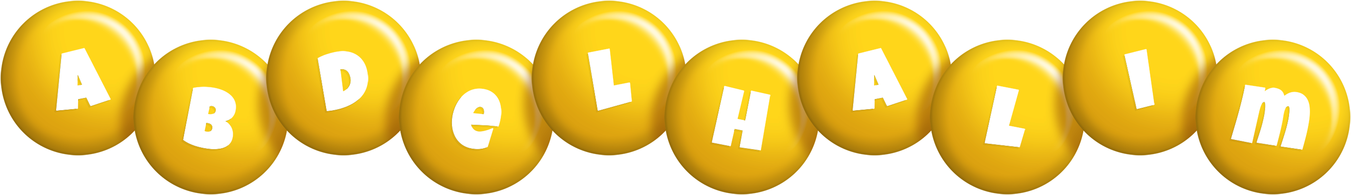 Abdelhalim candy-yellow logo