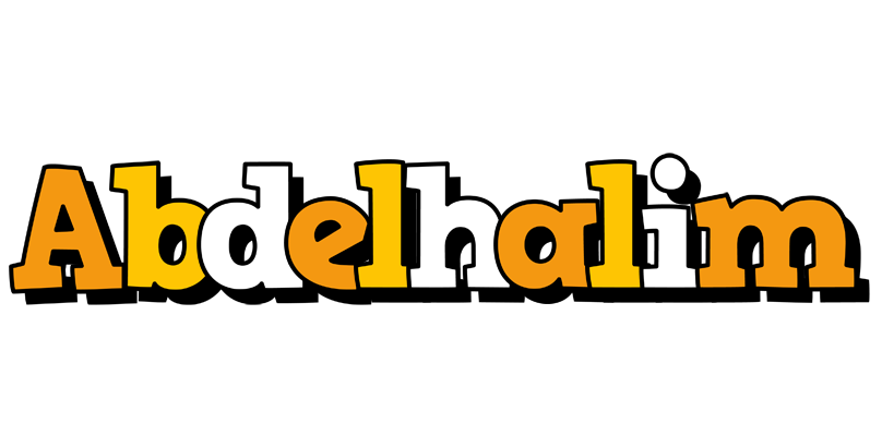 Abdelhalim cartoon logo