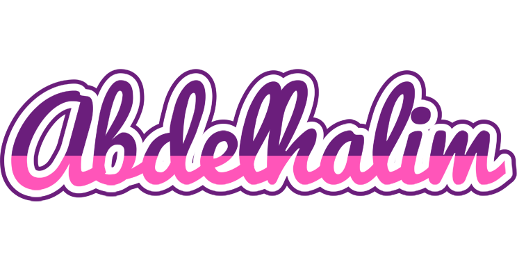 Abdelhalim cheerful logo