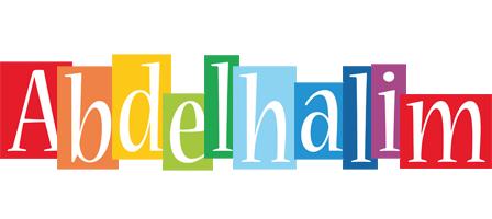 Abdelhalim colors logo