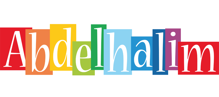 Abdelhalim colors logo