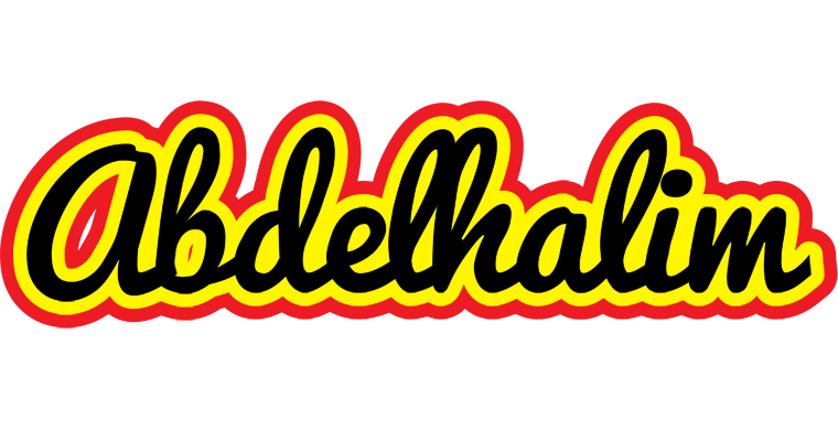 Abdelhalim flaming logo