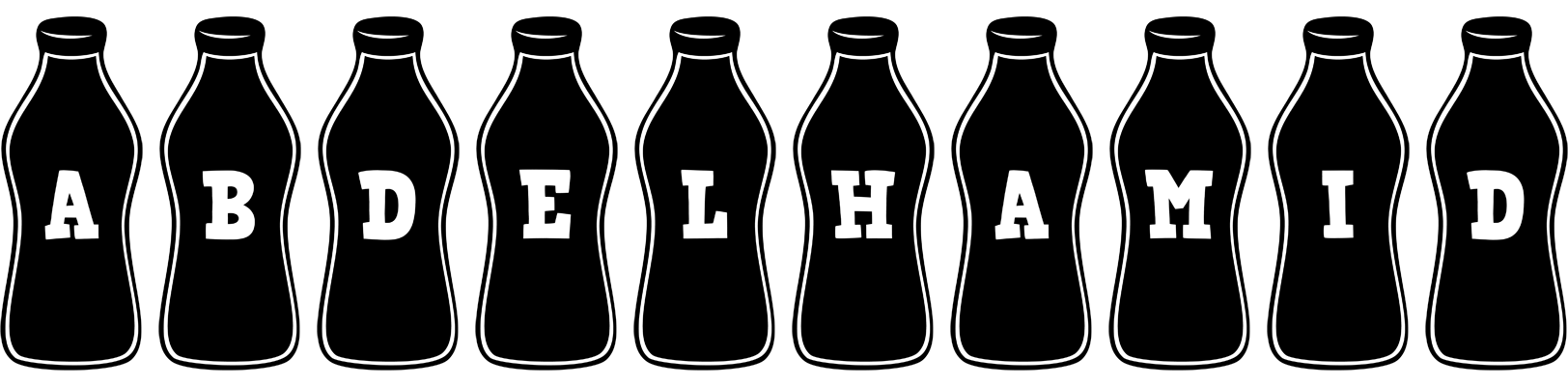 Abdelhamid bottle logo