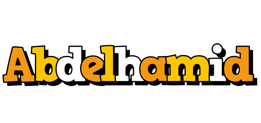 Abdelhamid cartoon logo