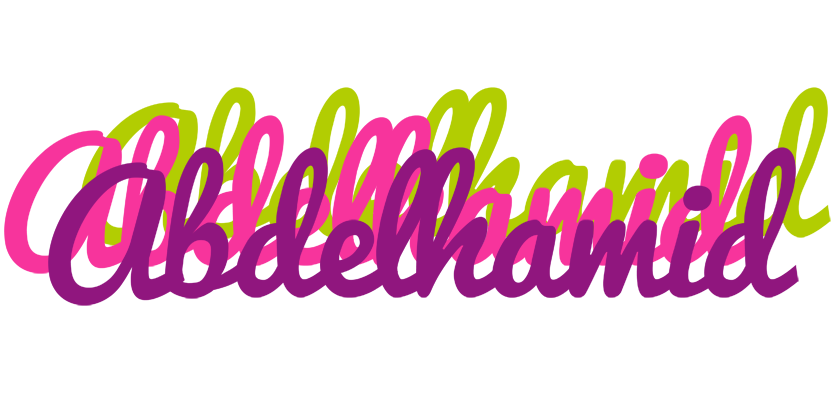 Abdelhamid flowers logo