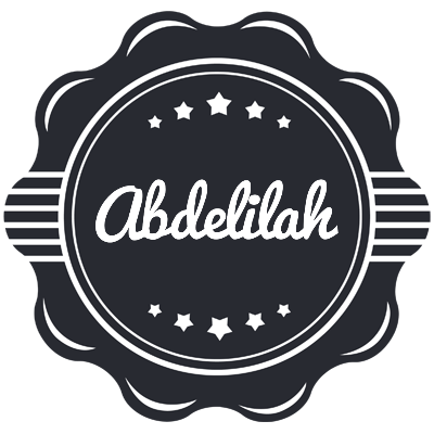 Abdelilah badge logo
