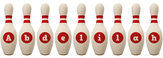 Abdelilah bowling-pin logo