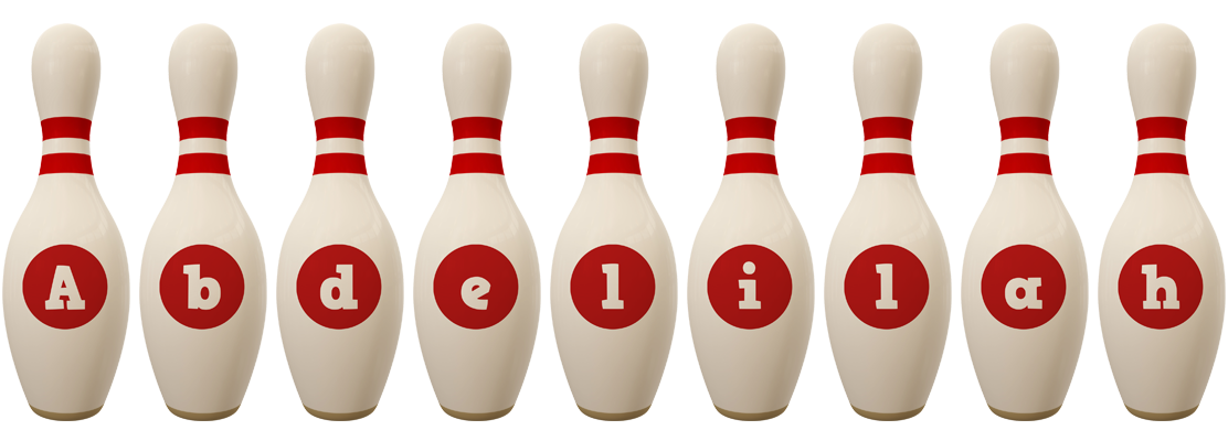 Abdelilah bowling-pin logo