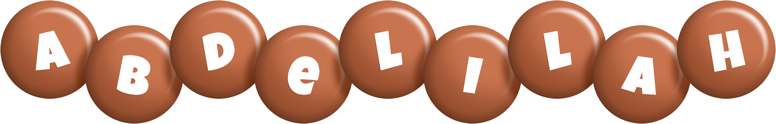 Abdelilah candy-brown logo