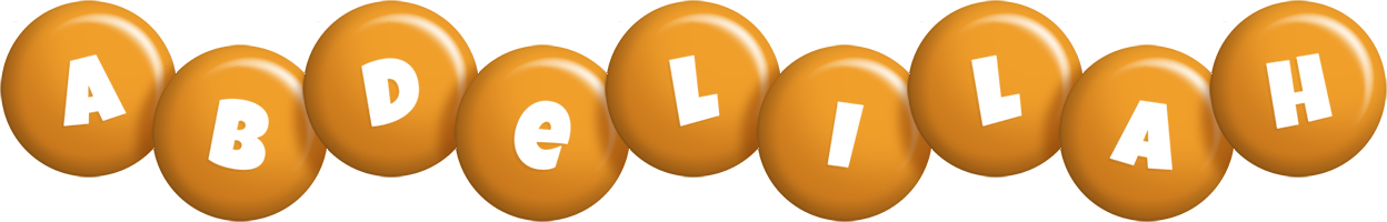 Abdelilah candy-orange logo