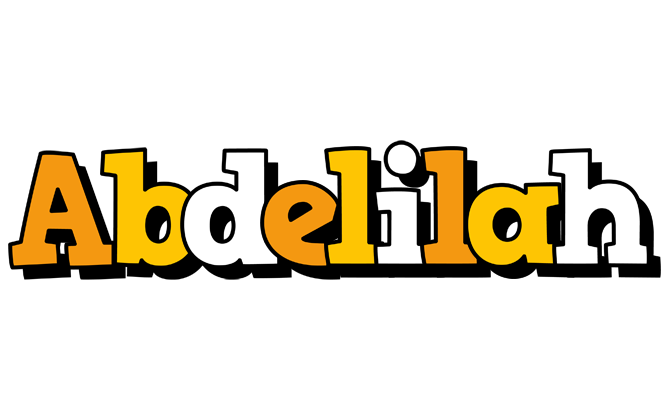 Abdelilah cartoon logo