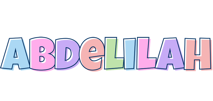 Abdelilah pastel logo