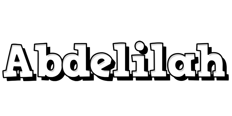 Abdelilah snowing logo
