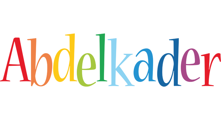 Abdelkader birthday logo