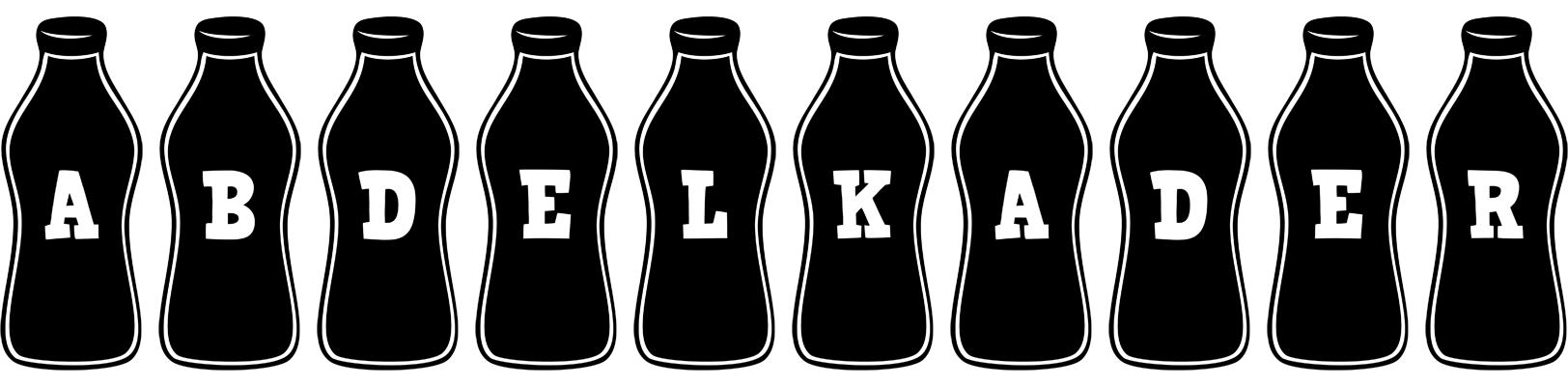 Abdelkader bottle logo