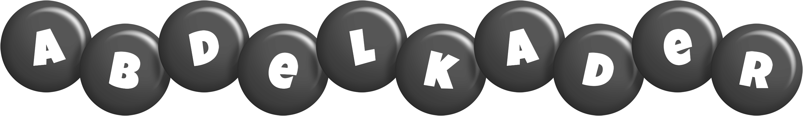 Abdelkader candy-black logo