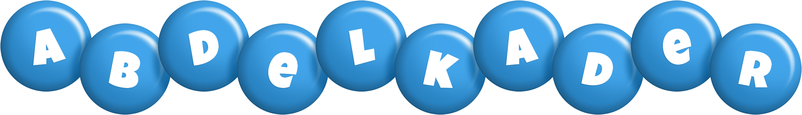 Abdelkader candy-blue logo
