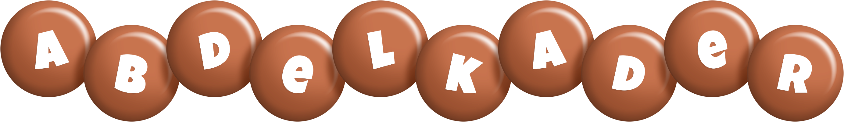 Abdelkader candy-brown logo