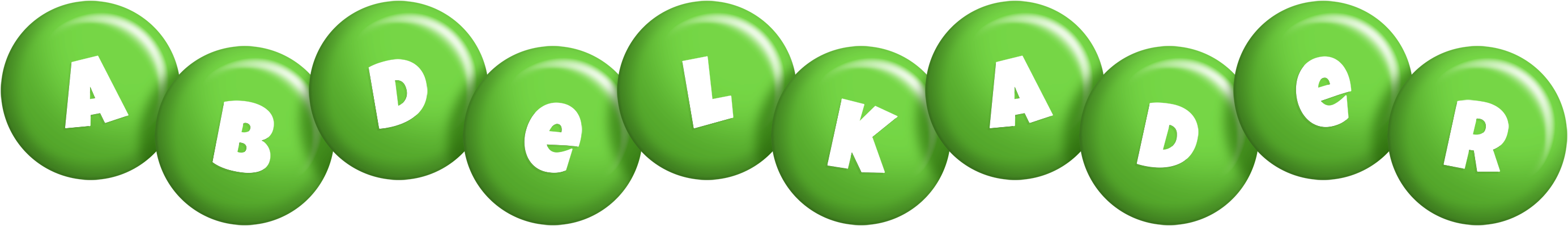 Abdelkader candy-green logo