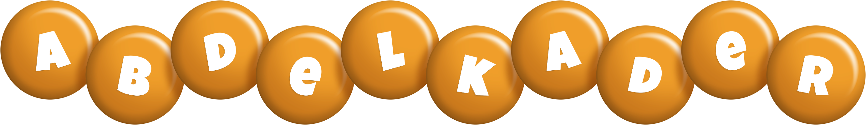 Abdelkader candy-orange logo