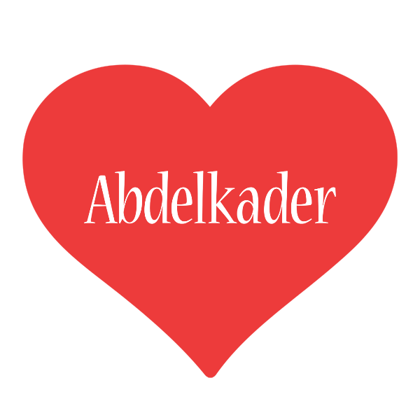 Abdelkader love logo