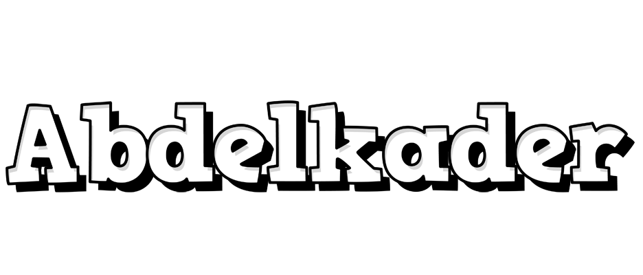Abdelkader snowing logo
